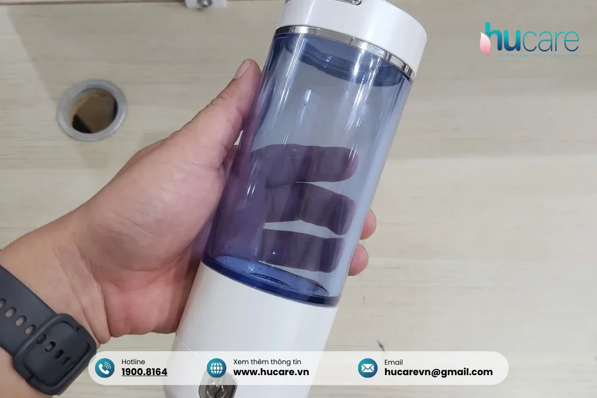 Bình Tạo Nước Hydrogen Cầm Tay Hucare Siêu Tiện Lợi
