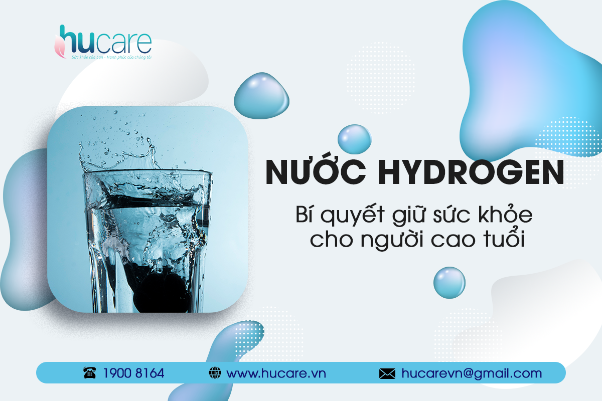 Nước hydrogen cho người cao tuổi