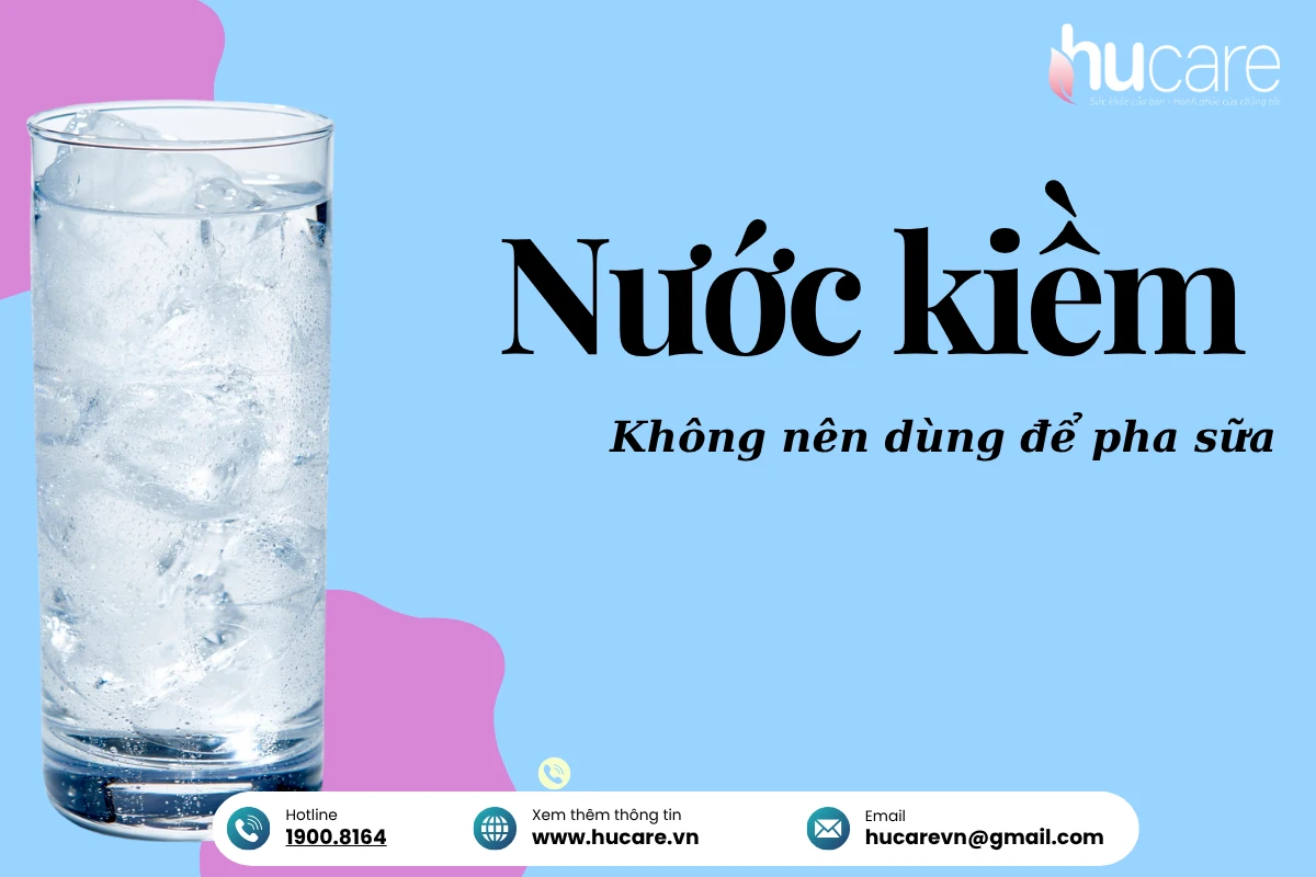 Không Nên Dùng Nước Ion Kiềm để Pha Sữa