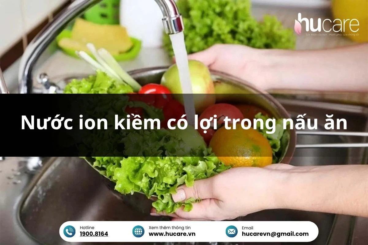 Lợi ích Của Nước Ion Kiềm Trong Nấu ăn
