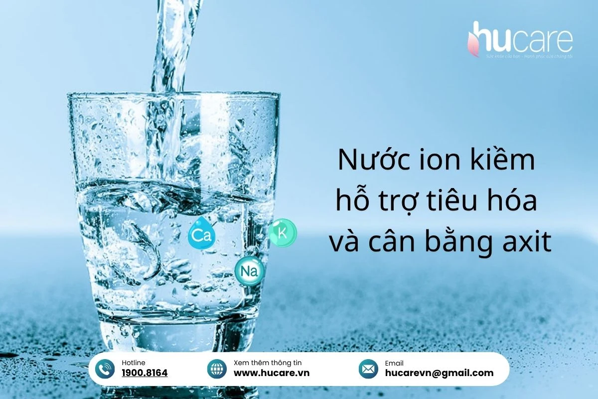 Nước Ion Kiềm Hỗ Trợ Hệ Tiêu Hóa Và Cân Bằng Axit Dư Thừa